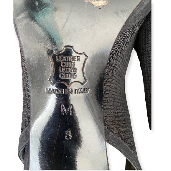 Vintage Yves Saint Laurent Mesh Accents Slingback Pumps - Picture 8 of 8